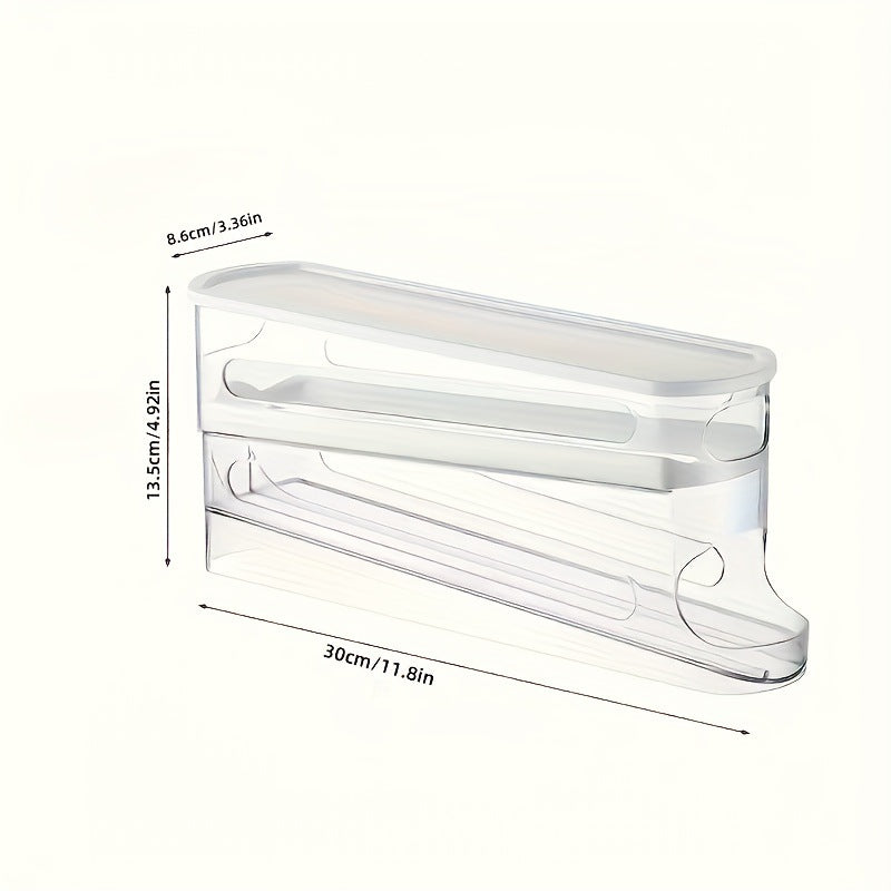 Rolling Egg Storage Container with Lid