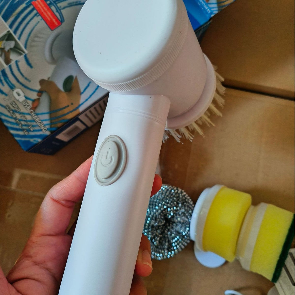 Multifunctional Electric Cleaning Brush for Home Use