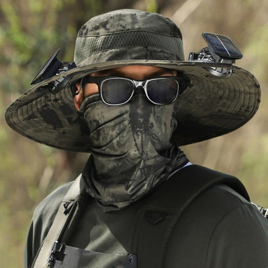 Solar Powered Rechargeable Fan Hat