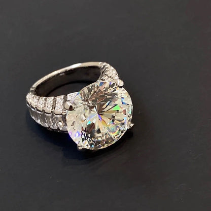 Simulated Diamond Ring Luxury Design