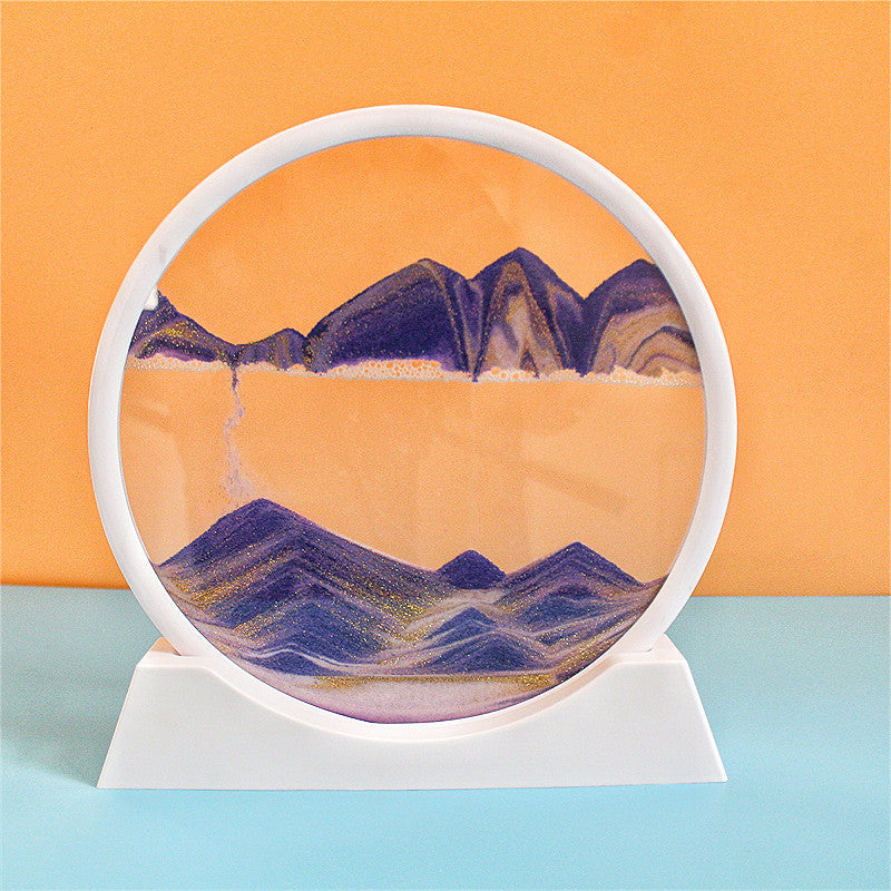 3D Hourglass Sand Painting Decor