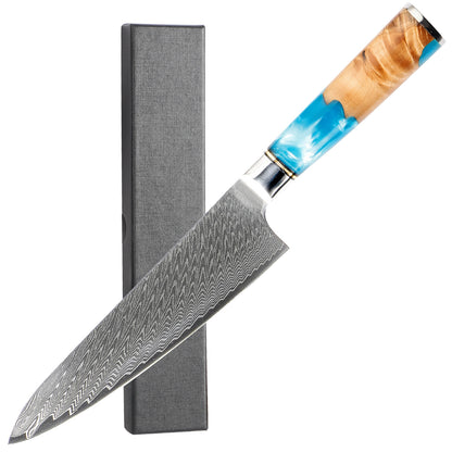 Damascus Steel Kitchen Knife Set