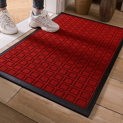Striped Rubber Entrance Mat Anti-Slip Indoor Outdoor Doormat