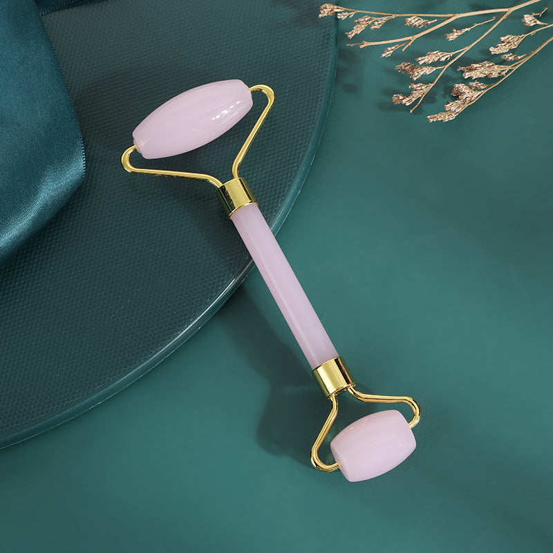 Natural Jade Facial Roller and Gua Sha Set