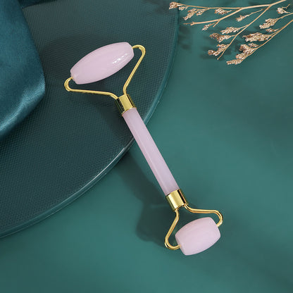 Natural Jade Facial Roller and Gua Sha Set