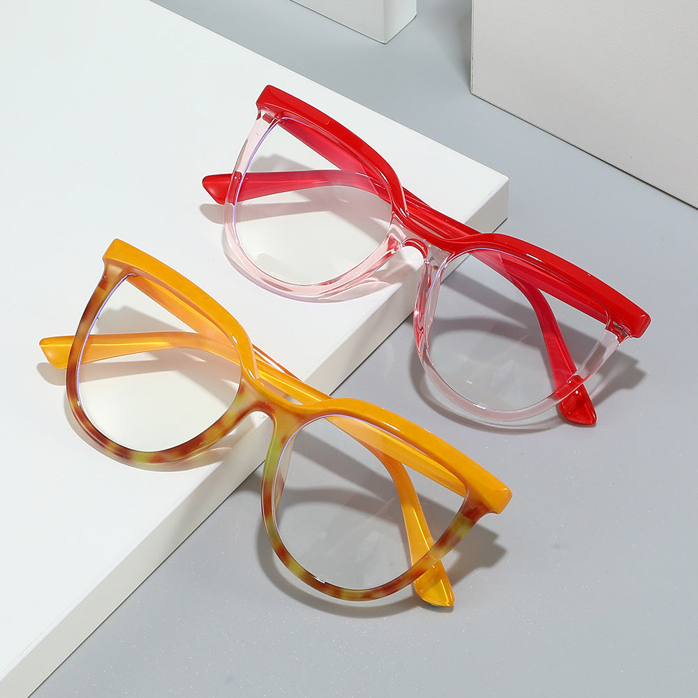 Oval Frame Blue Light Blocking Glasses