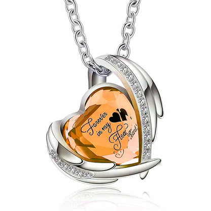 Heart Shaped Ash Memorial Necklace