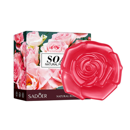 SADOER Natural Handmade Essential Oil Soap with Foaming Net