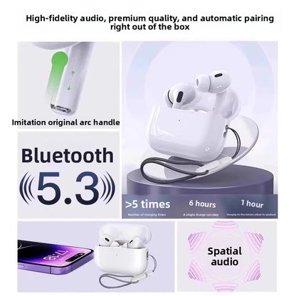 Pro Wireless Bluetooth Earbuds with ANC and Charging Case