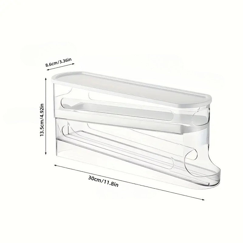 Rolling Egg Storage Container with Lid