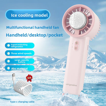 Portable USB Desk Fan with Rechargeable Battery