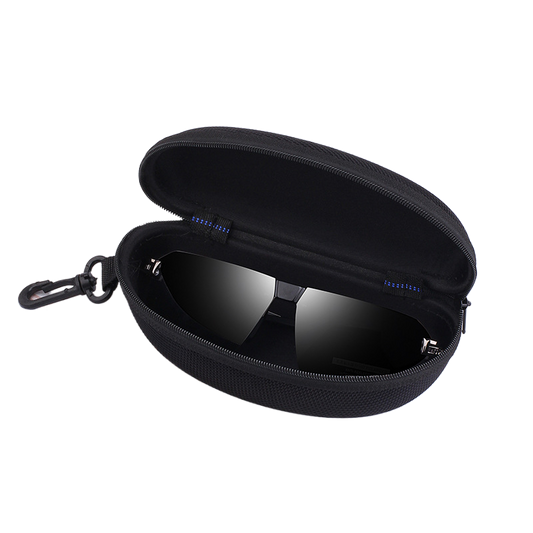 Zipper Sunglasses Case Set with Accessories