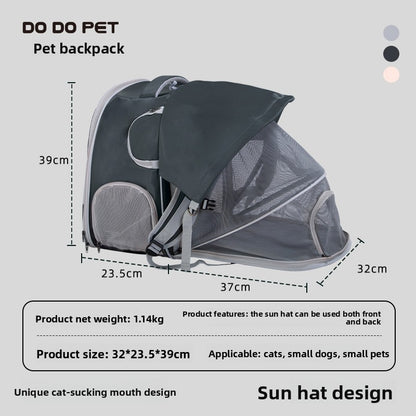 Summer Breathable Mesh Pet Outgoing Bag