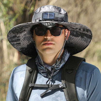 Solar Powered Rechargeable Fan Hat