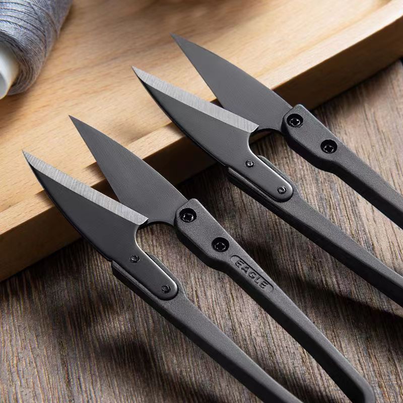 U-Shaped Spring Sewing Scissors
