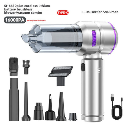 Cordless Car Vacuum Cleaner with Blowing and Inflating Function