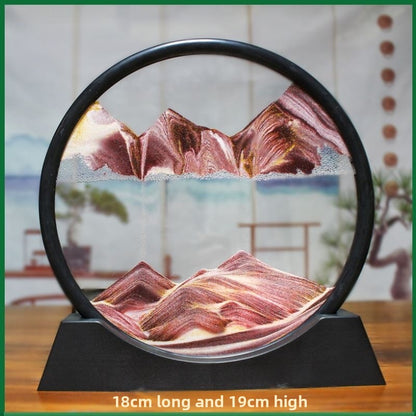 3D Hourglass Sand Painting Decor