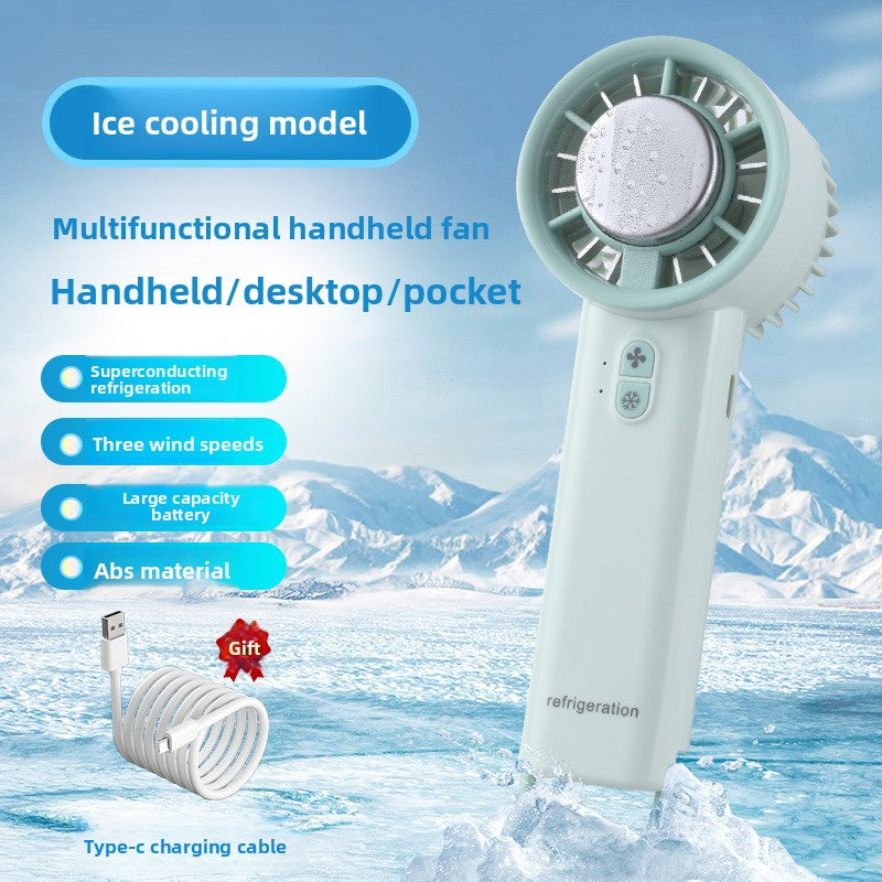 Portable USB Desk Fan with Rechargeable Battery