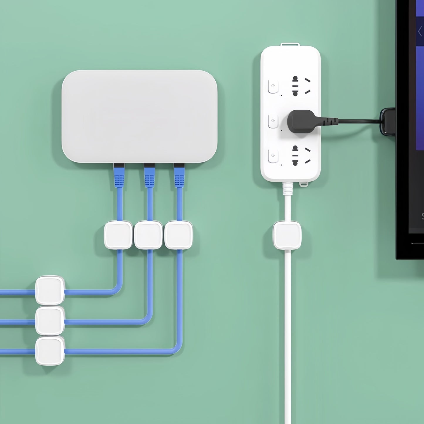 Magnetic Cable Management Clip