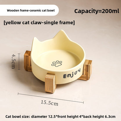 Anti-spill pet water bowl