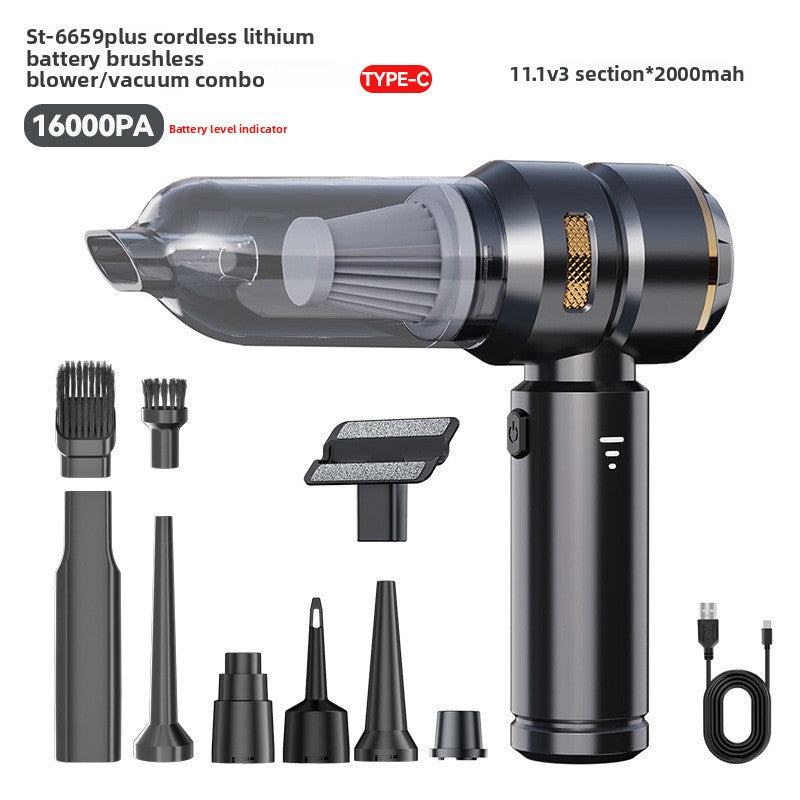 Cordless Car Vacuum Cleaner with Blowing and Inflating Function