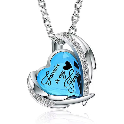 Heart Shaped Ash Memorial Necklace