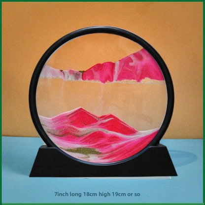 3D Hourglass Sand Painting Decor