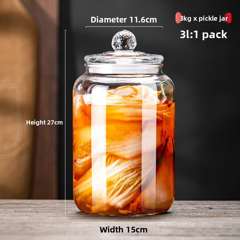 Glass Sealed Jar for Food Storage