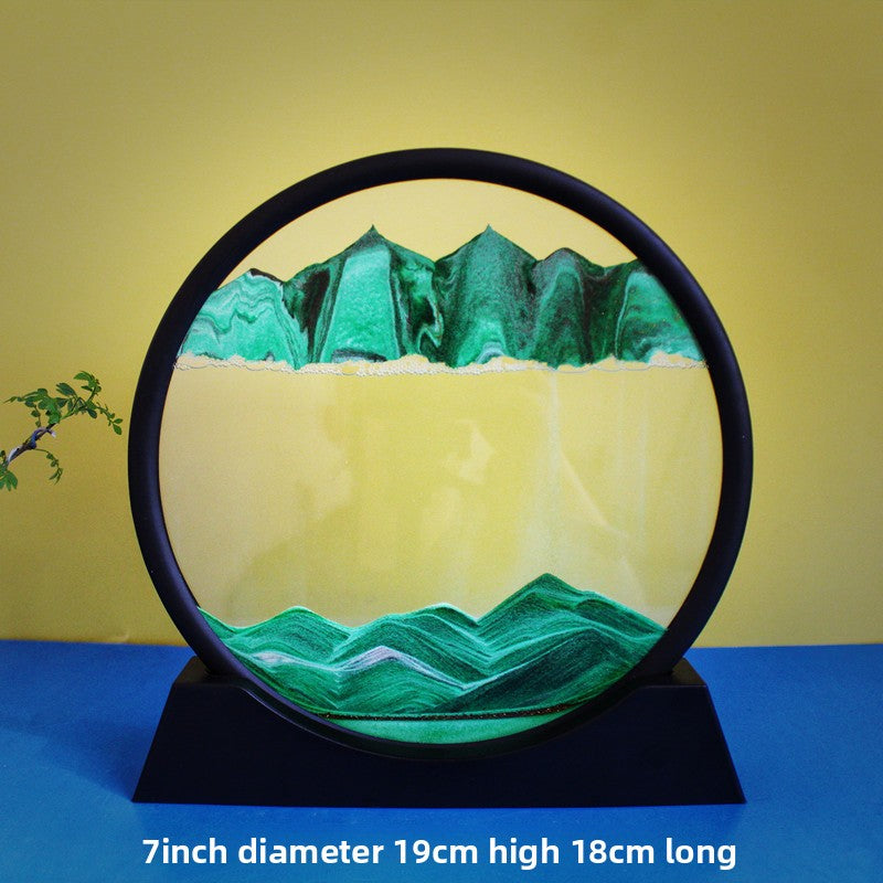 3D Hourglass Sand Painting Decor