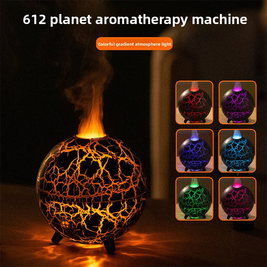 Ultrasonic Aromatherapy Humidifier with Flame Effect