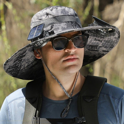 Solar Powered Rechargeable Fan Hat