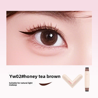 Rotating Eyeliner Stamp Pen Dual Ended Waterproof