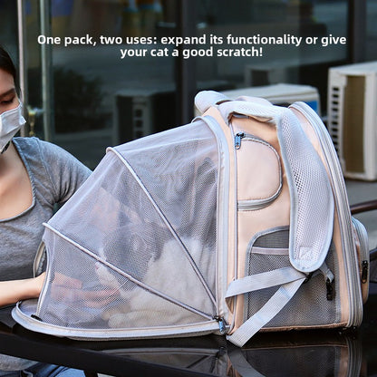 Summer Breathable Mesh Pet Outgoing Bag