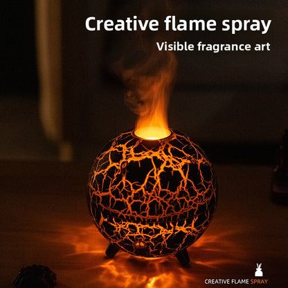 Ultrasonic Aromatherapy Humidifier with Flame Effect