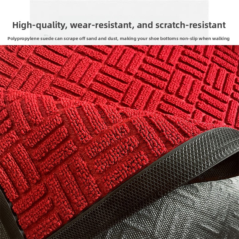 Striped Rubber Entrance Mat Anti-Slip Indoor Outdoor Doormat