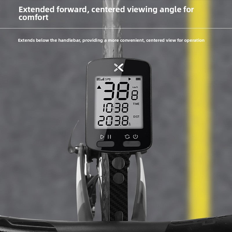 Carbon Fiber Bike Code Table Bracket with Lamp Holder