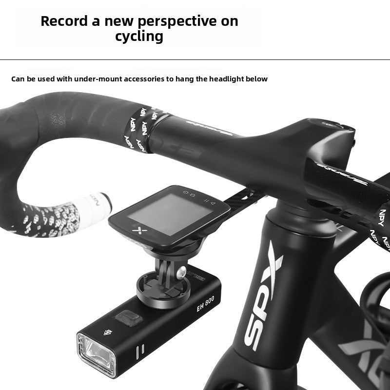 Carbon Fiber Bike Code Table Bracket with Lamp Holder