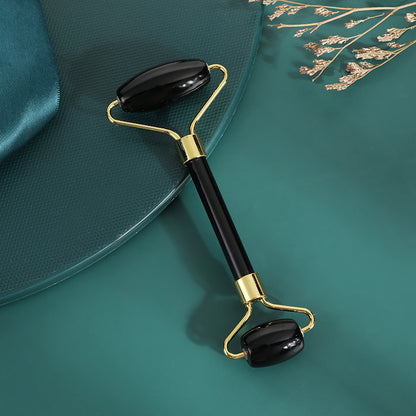 Natural Jade Facial Roller and Gua Sha Set