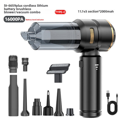 Cordless Car Vacuum Cleaner with Blowing and Inflating Function