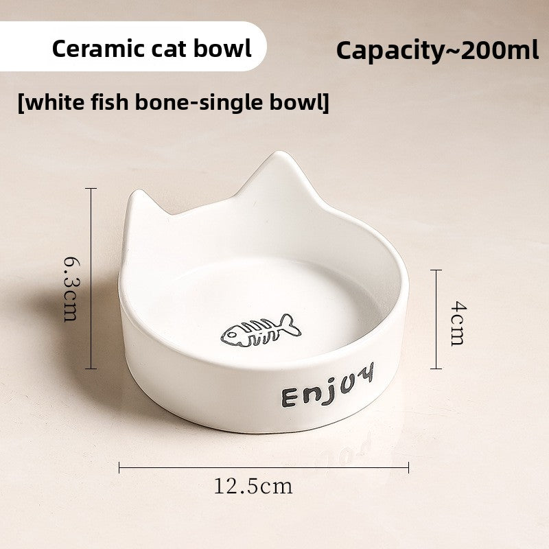 Anti-spill pet water bowl