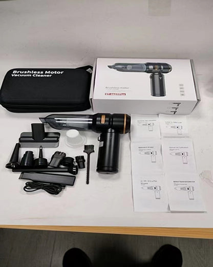 Cordless Car Vacuum Cleaner with Blowing and Inflating Function