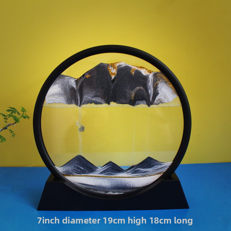 3D Hourglass Sand Painting Decor