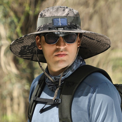Solar Powered Rechargeable Fan Hat