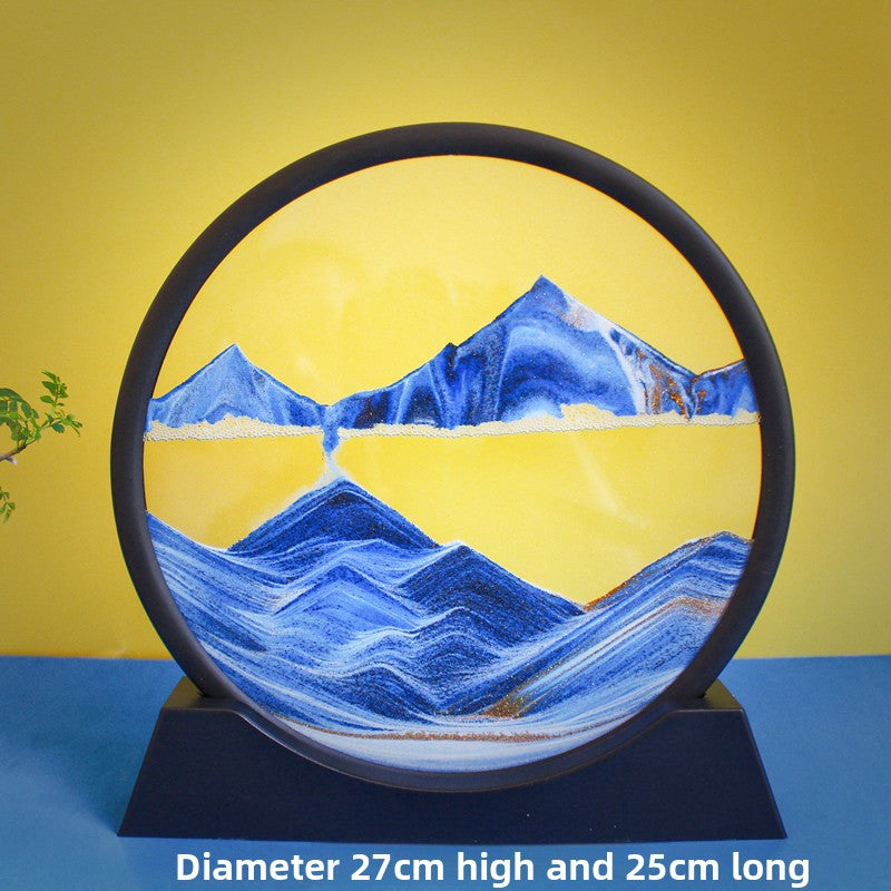 3D Hourglass Sand Painting Decor