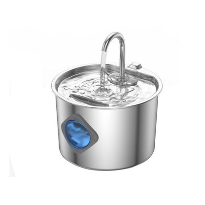 Automatic Pet Water Dispenser Stainless Steel Fountain