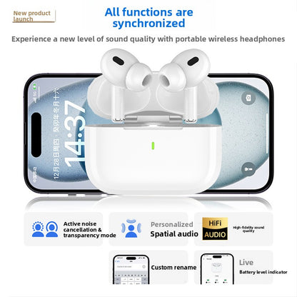 Pro Wireless Bluetooth Earbuds with ANC and Charging Case