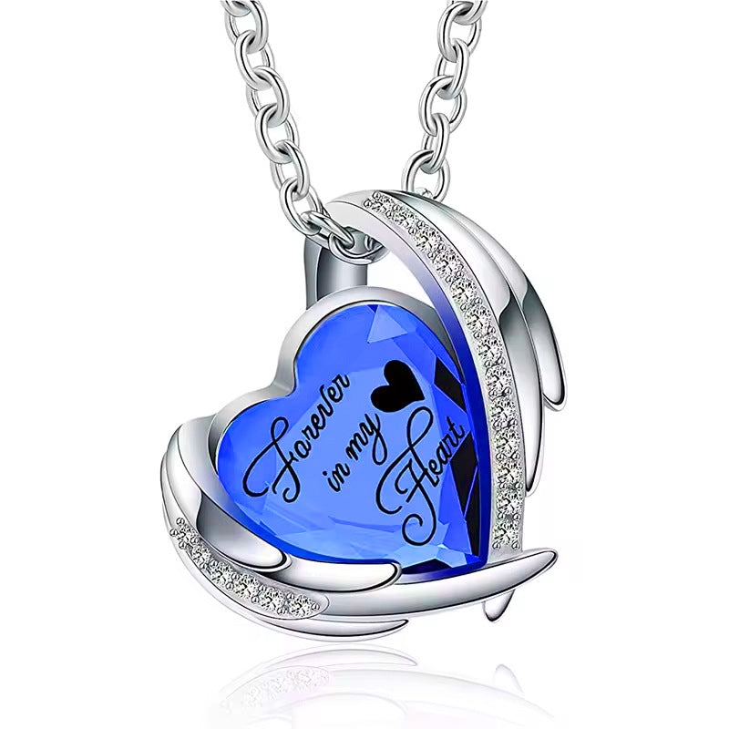 Heart Shaped Ash Memorial Necklace