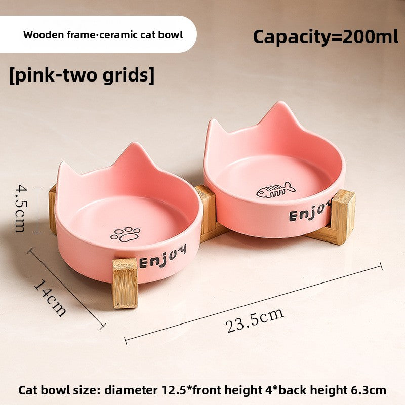 Anti-spill pet water bowl