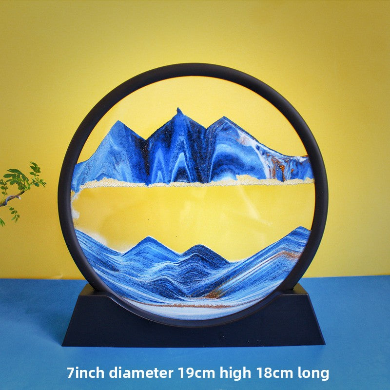 3D Hourglass Sand Painting Decor