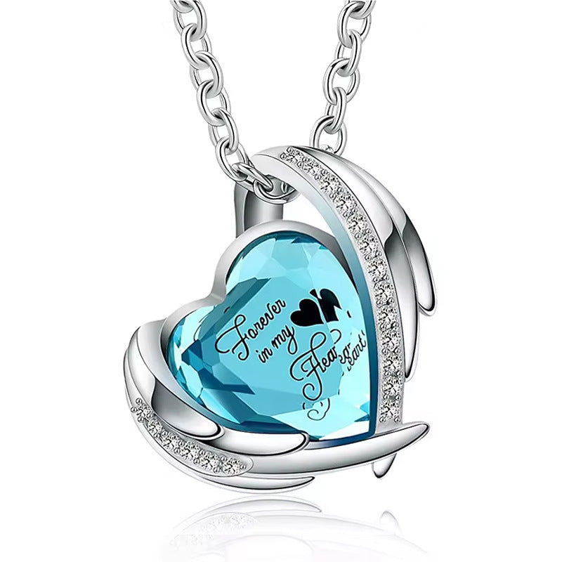 Heart Shaped Ash Memorial Necklace